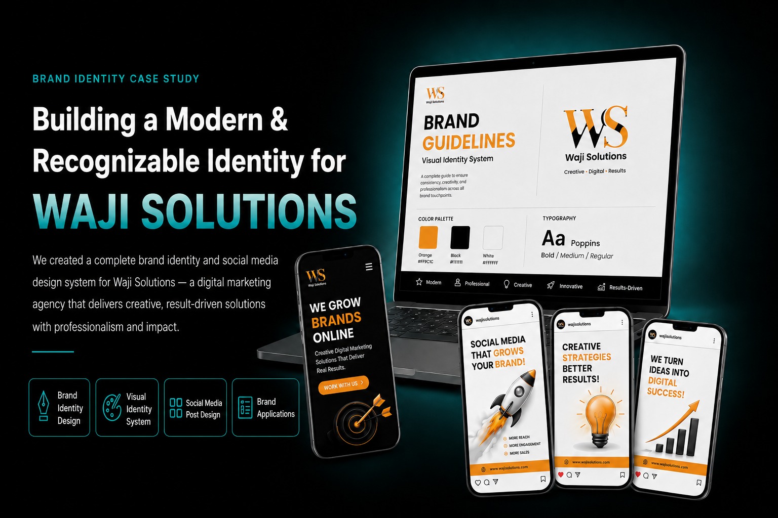 Waji Solutions Brand Identity