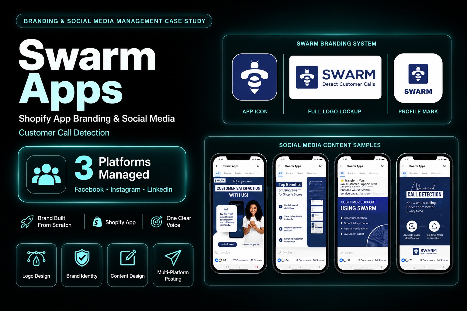 Swarm Apps Brand and Social Launch